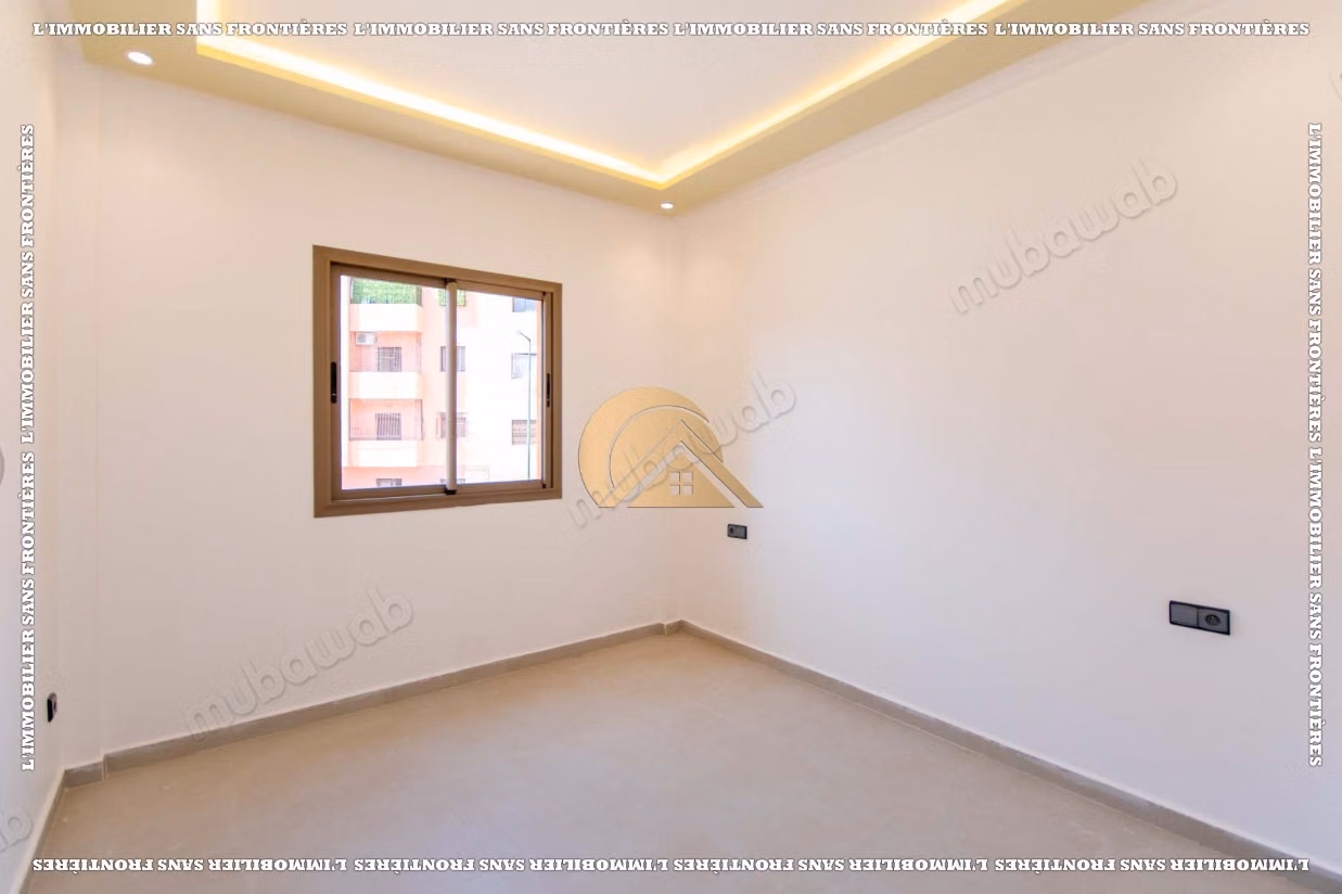 Nieuwe en lege appartement van 63 m² in Azzouzia – 2 slaapkamers, terras en nette afwerkingen