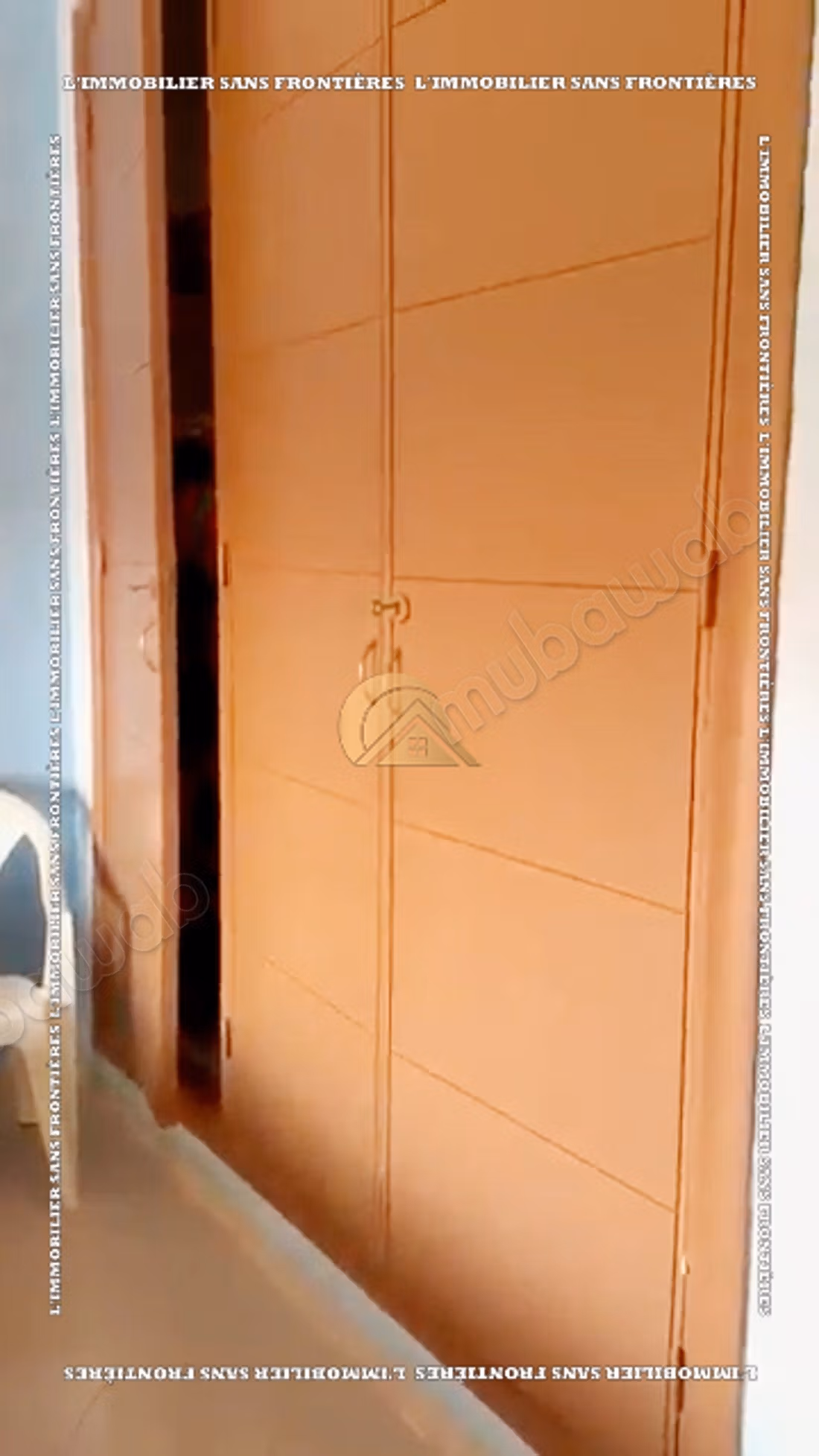 Appartement meublé de 77 m² à Azzouzia – 2 chambres, terrasse et résidence calme avec parking