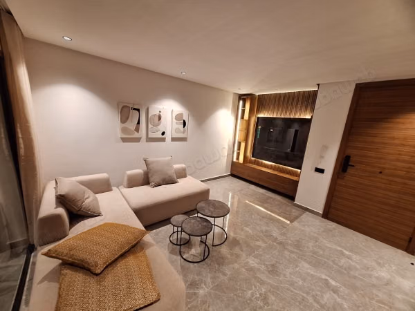 Prachtig appartement te huur in Casablanca Finance City. 2 comfortabele kamers. Goed ingericht