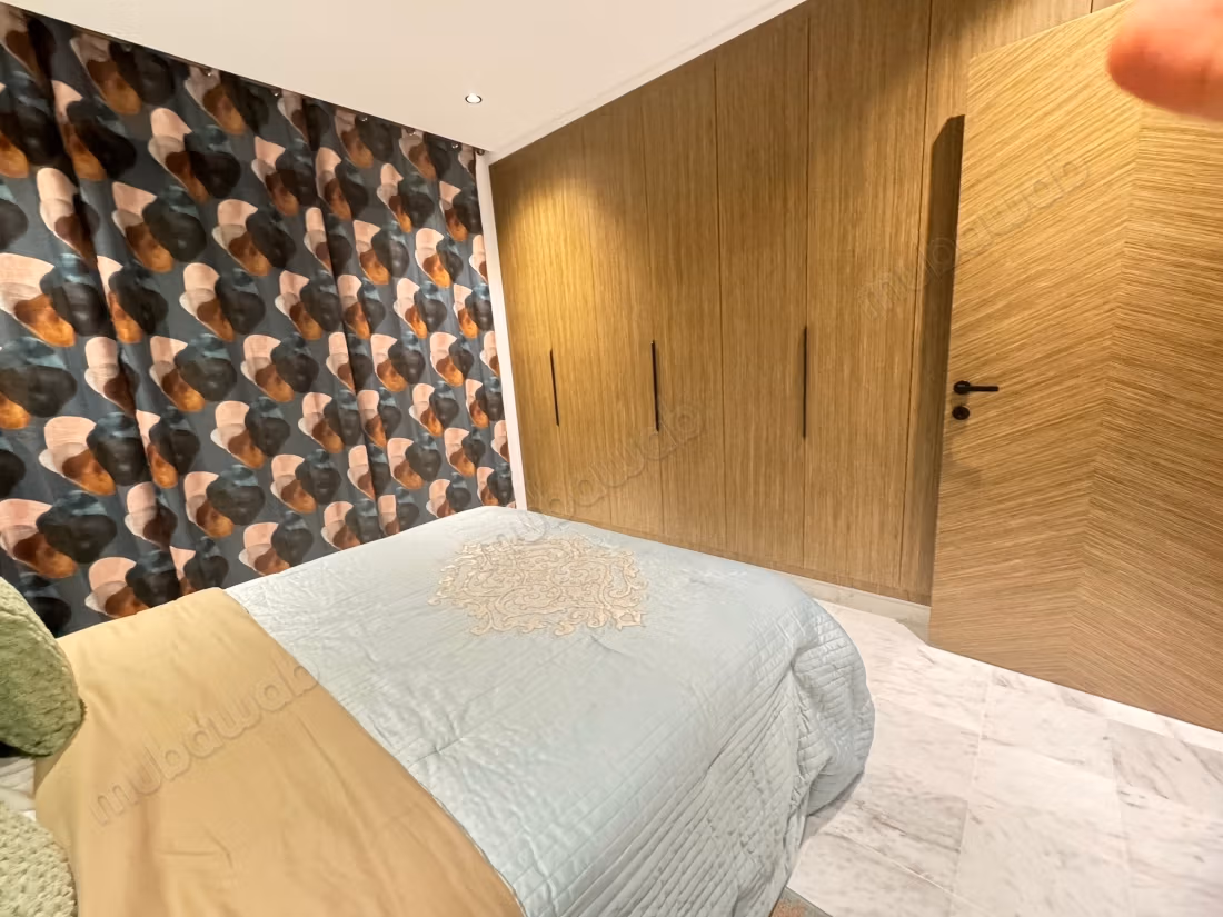 Location d'un appartement s2 meublé à Les Jardins de Carthage. 2 chambres. Bien meublé