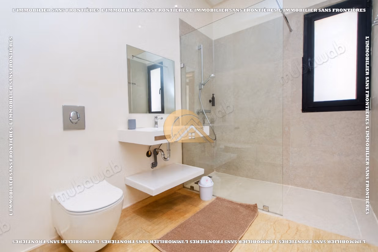 Villa privée sur 2 hectares à Bourrous Km 25 – 4 suites, piscine et vue Atlas