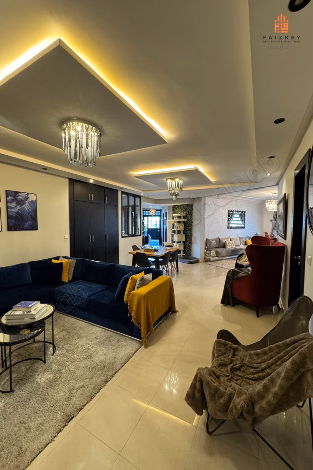 Appartement 3 chambres à vendre à l’Océan Rabat