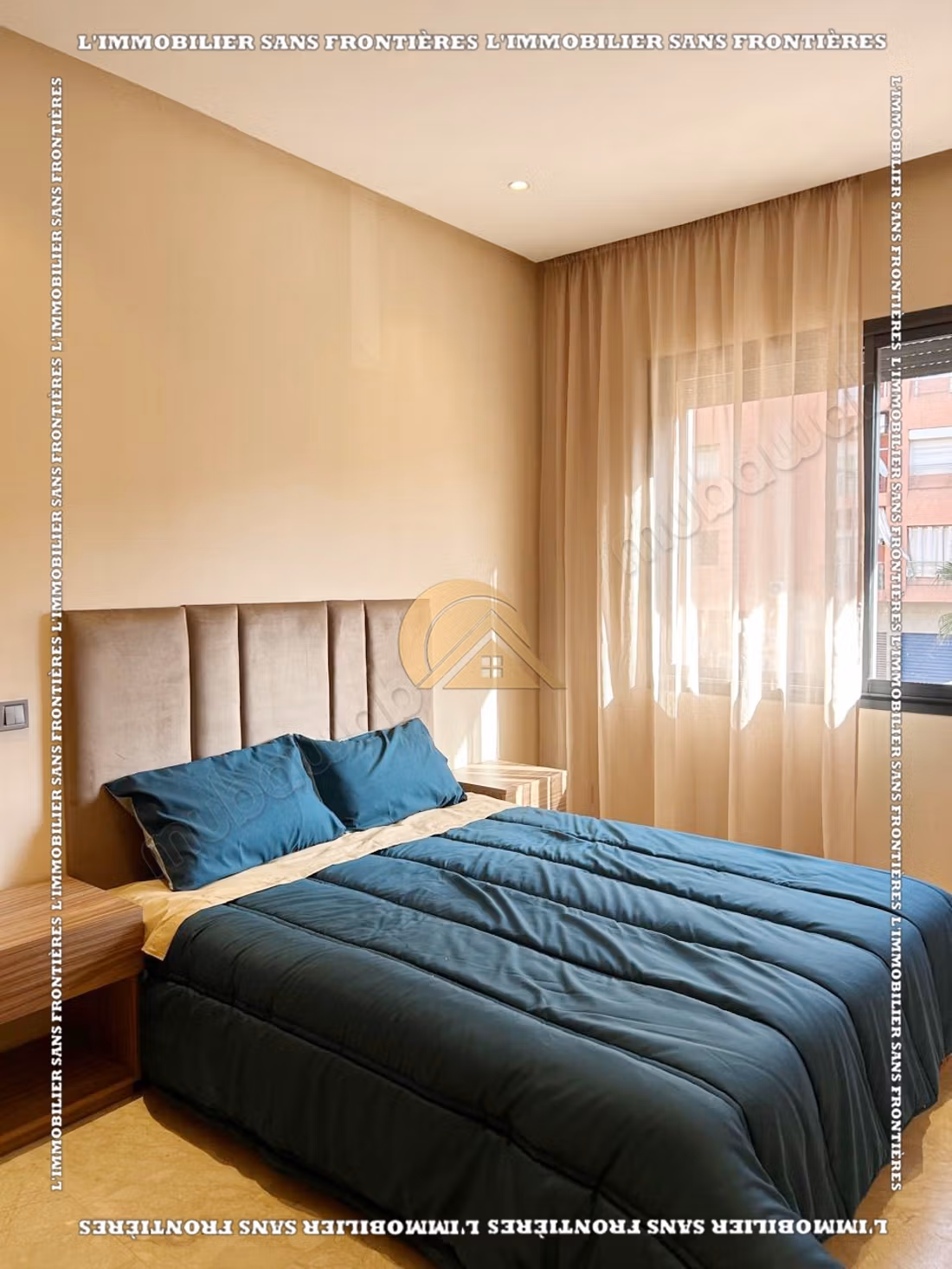 Appartement meublé de 113 m² à Camp El Ghoul – Suite, chambre, terrasse et cuisine équipée