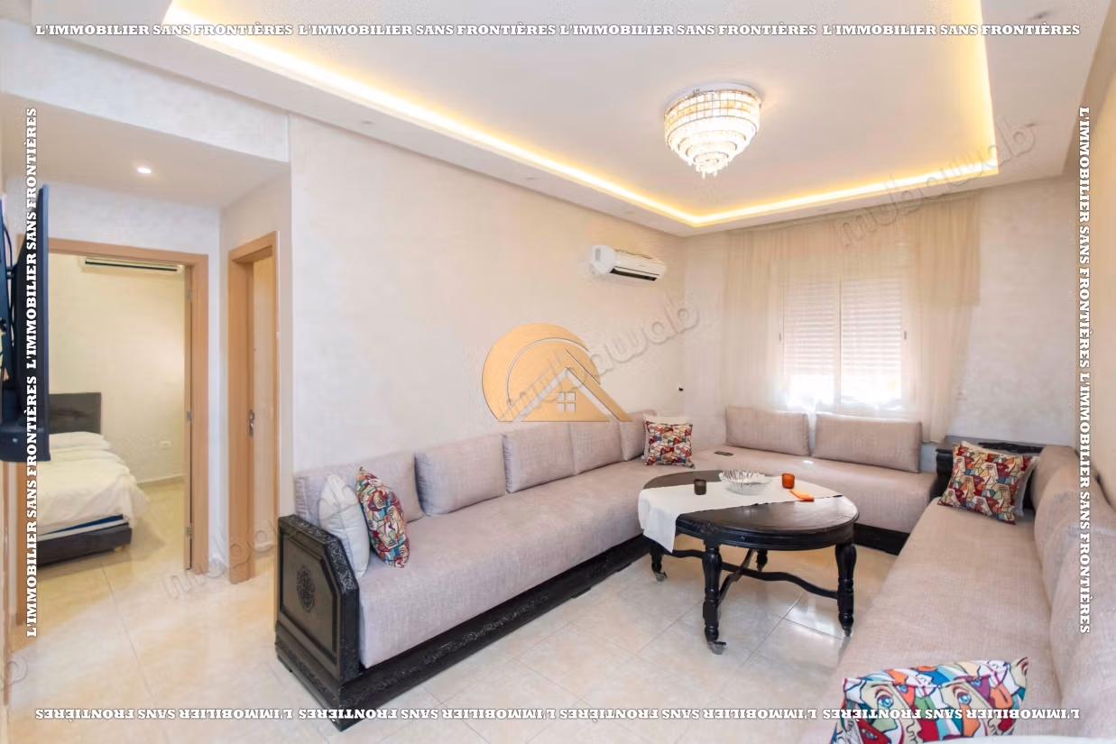 Appartement meublé de 58 m² à Targa – 2 chambres, climatisation et parking extérieur
