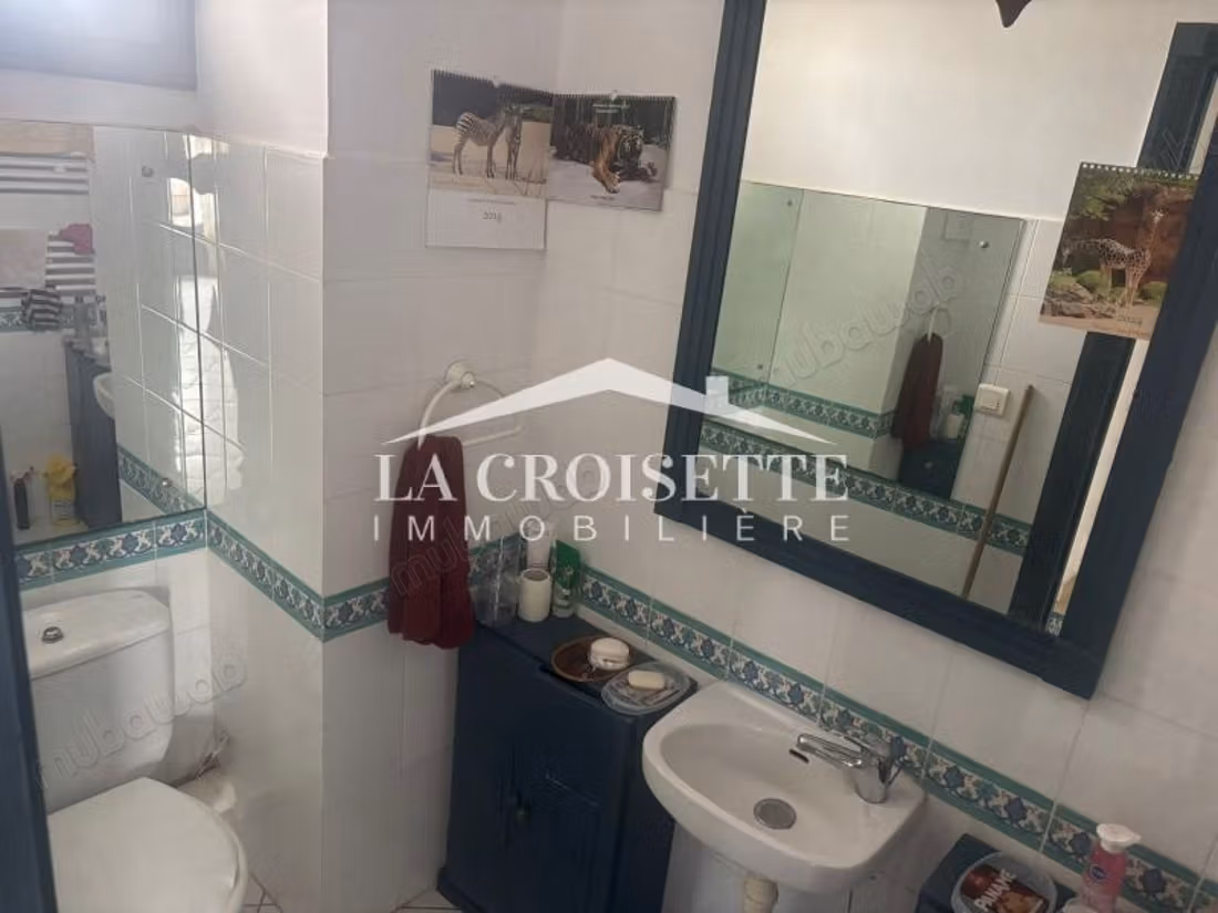 Duplex meublé S2 vue sur mer à Gammarth