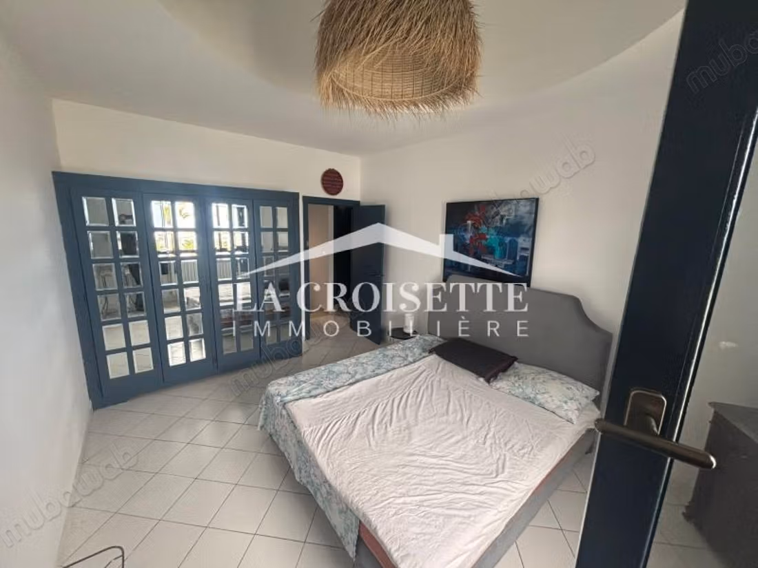 Duplex meublé S2 vue sur mer à Gammarth