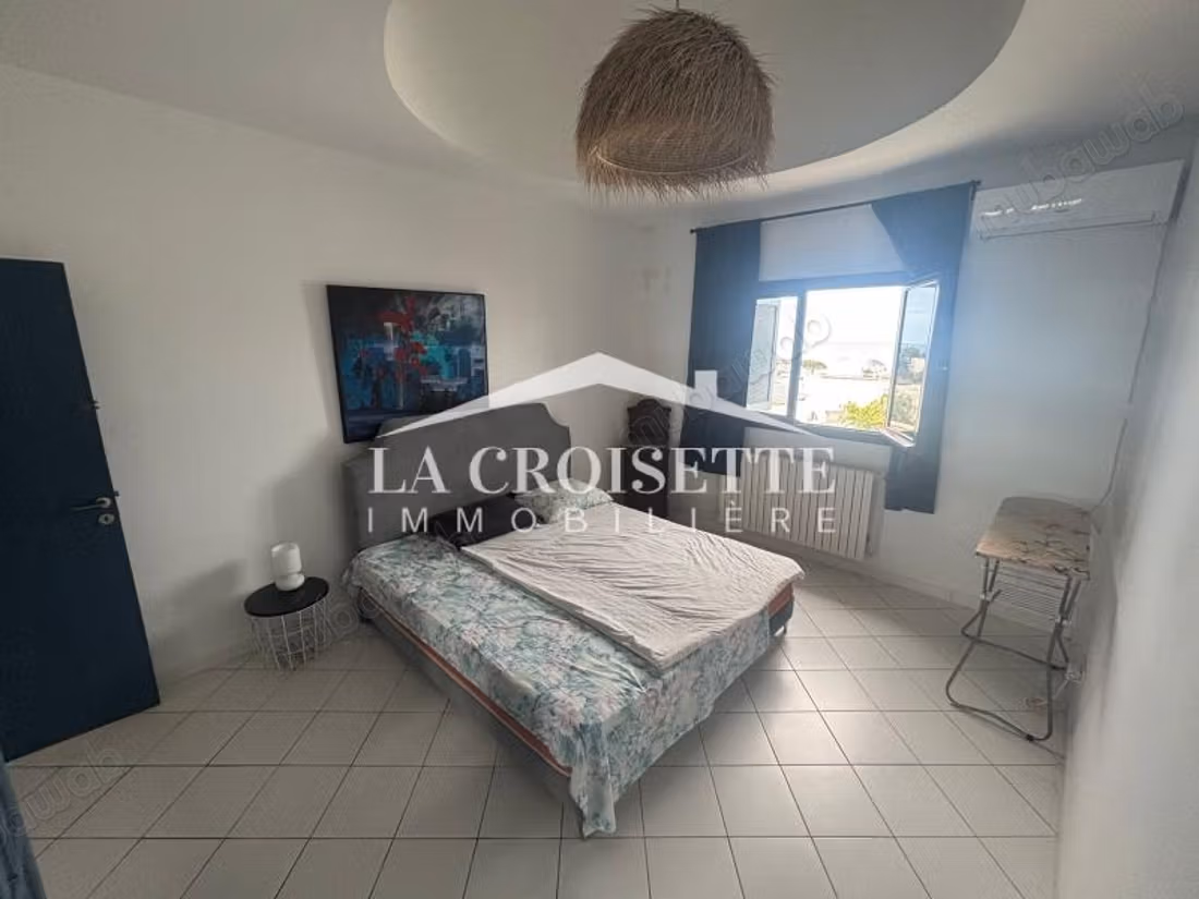 Duplex meublé S2 vue sur mer à Gammarth