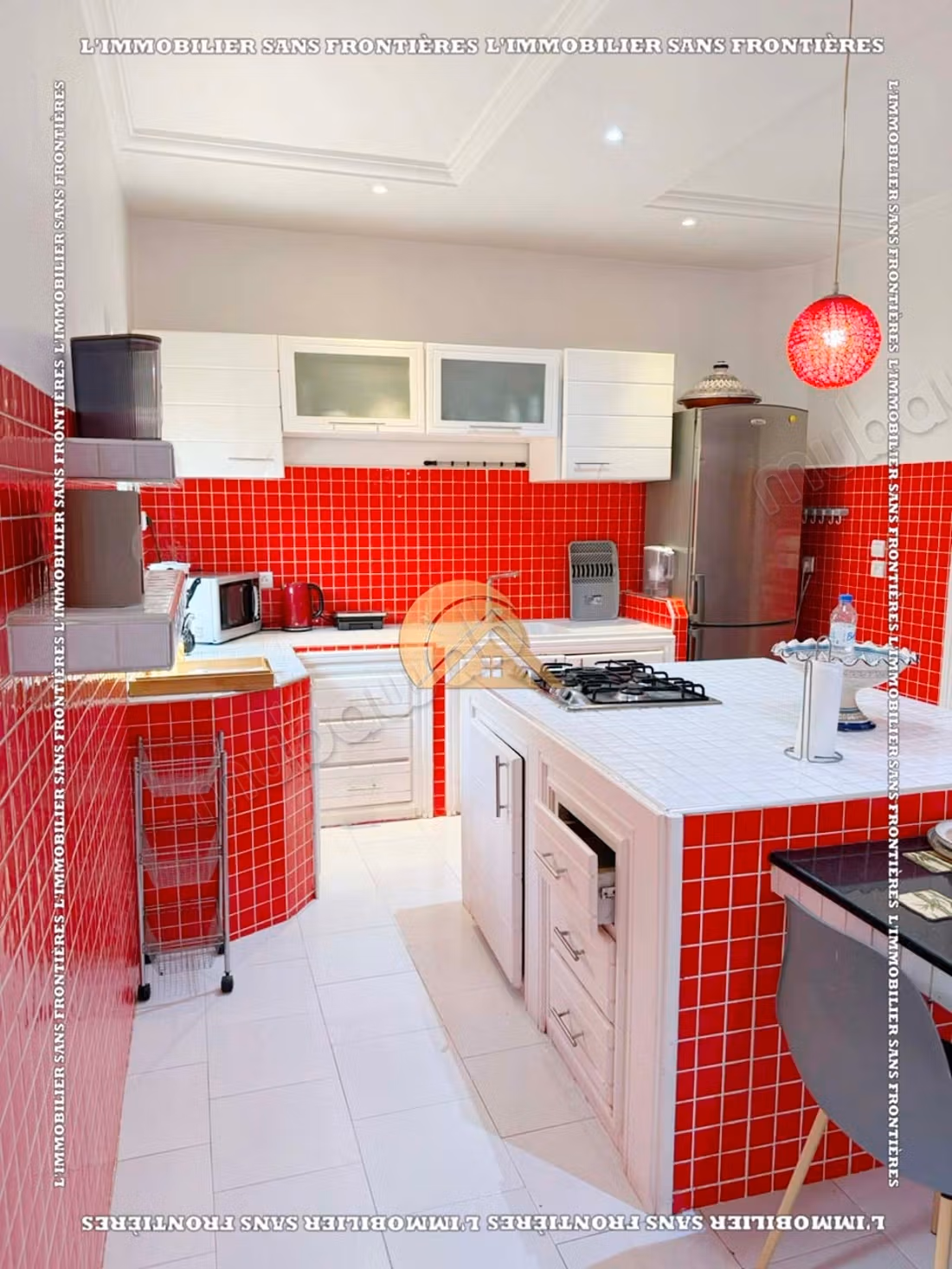 Piano terra di villa arredato di 120 m² ad Assif – 3 camere, giardino e recenti ristrutturazioni
