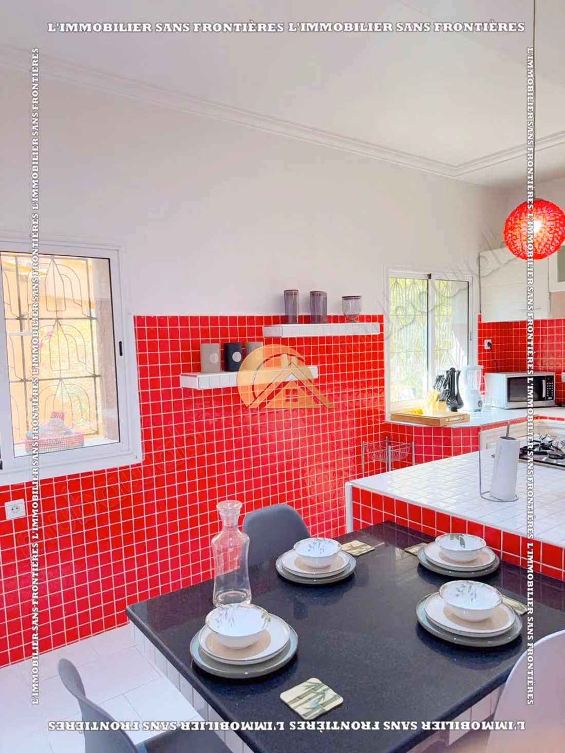 Piano terra di villa arredato di 120 m² ad Assif – 3 camere, giardino e recenti ristrutturazioni