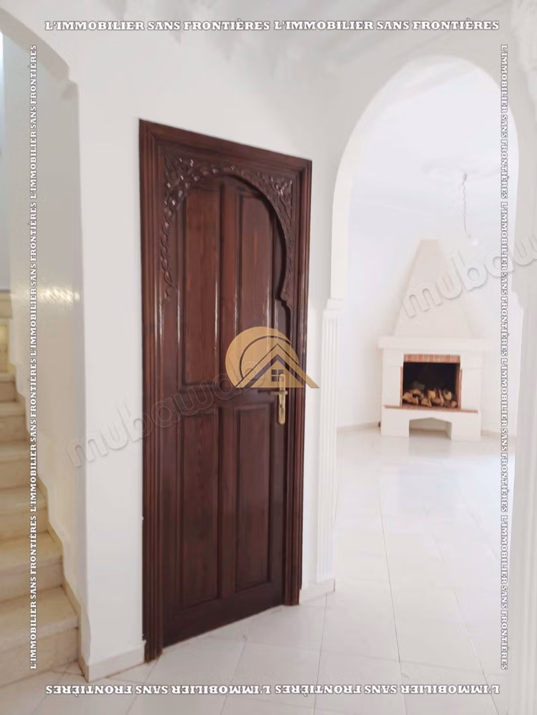 Villa vide de 176 m² à Afaq 1, Route d’Agadir – 3 chambres, 2 jardins et résidence sécurisée