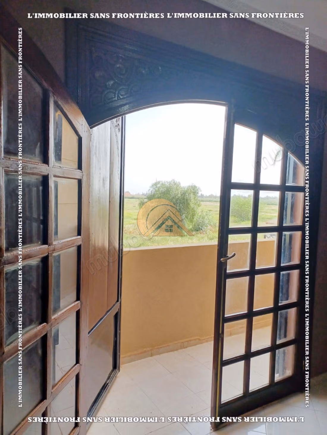 Villa vide de 176 m² à Afaq 1, Route d’Agadir – 3 chambres, 2 jardins et résidence sécurisée