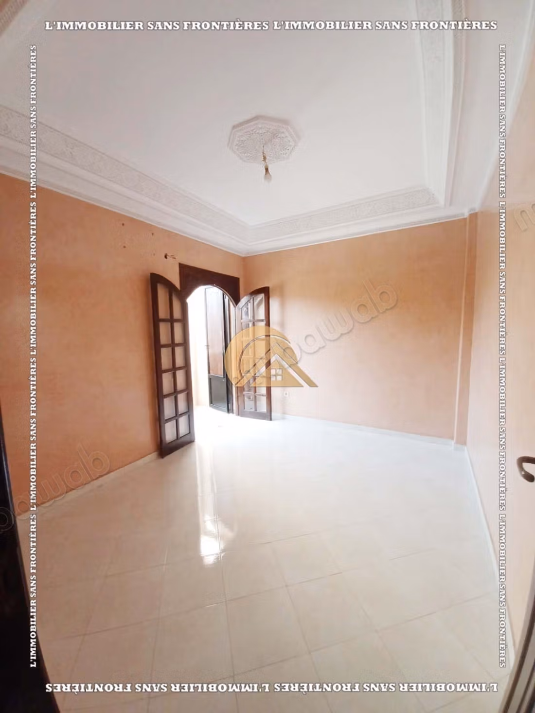 Villa vide de 176 m² à Afaq 1, Route d’Agadir – 3 chambres, 2 jardins et résidence sécurisée