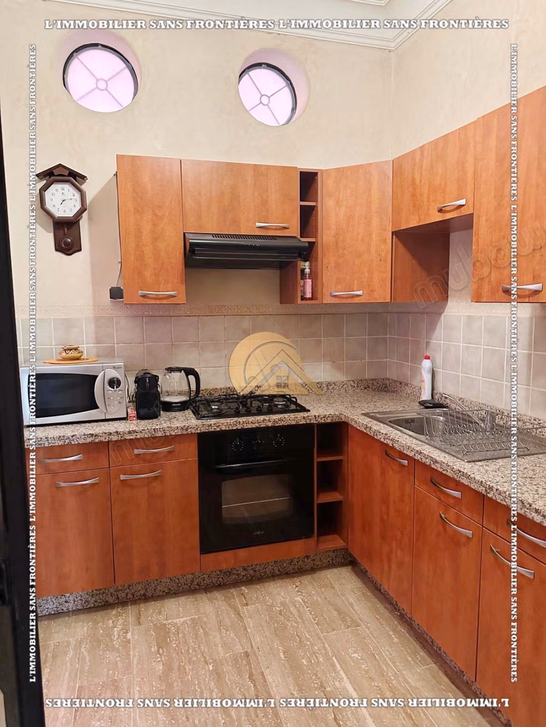Appartement meublé de 95 m² à la Palmeraie – 2 chambres, terrasse, piscine et parking souterrain
