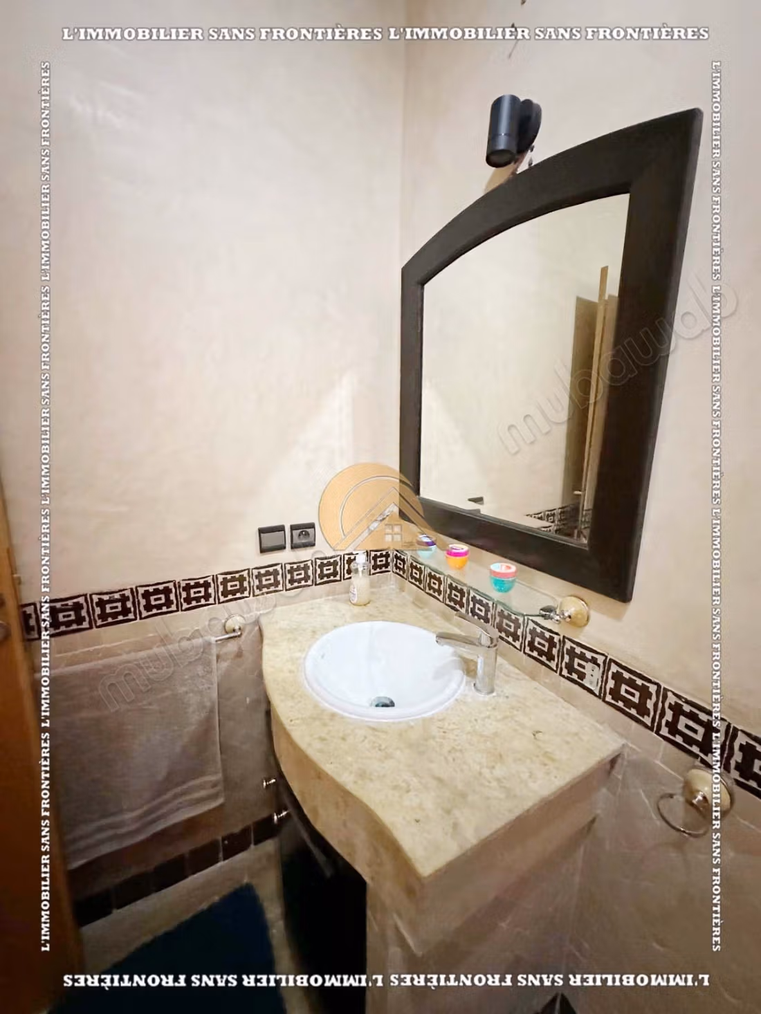 Appartement meublé de 95 m² à la Palmeraie – 2 chambres, terrasse, piscine et parking souterrain