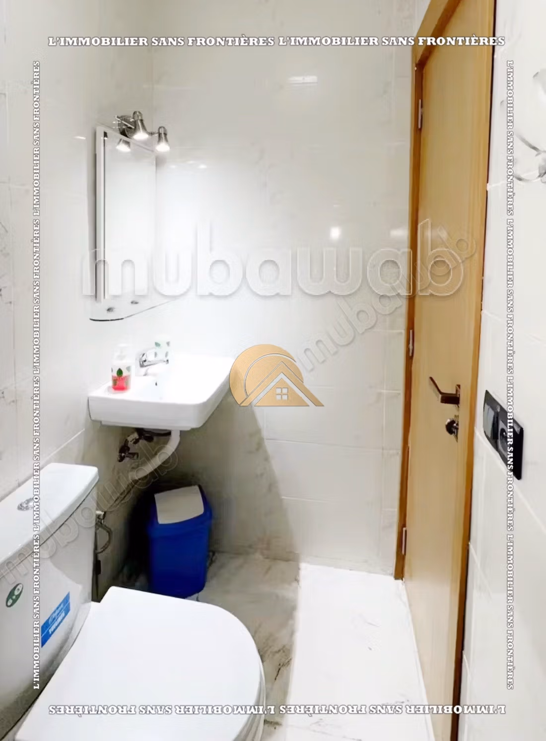 Appartement meublé de 50 m² Route de Casablanca – Grande terrasse, 5ème étage et résidence sécurisée