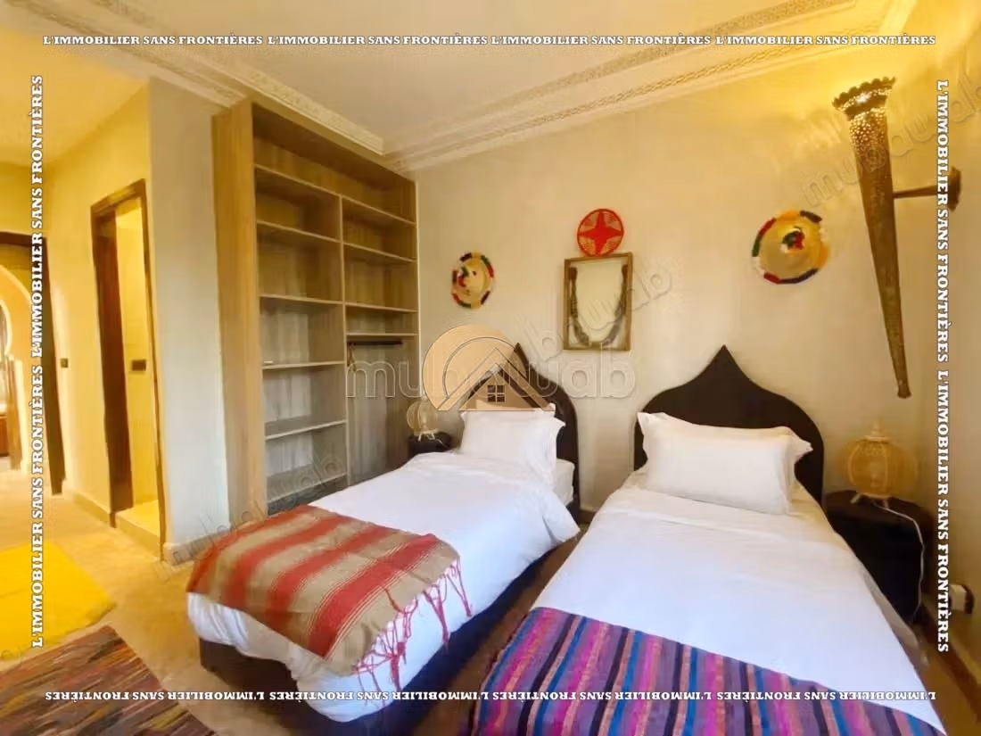 Villa arredata nella Palmeraie - 5 camere con bagni, piscina riscaldata e jacuzzi