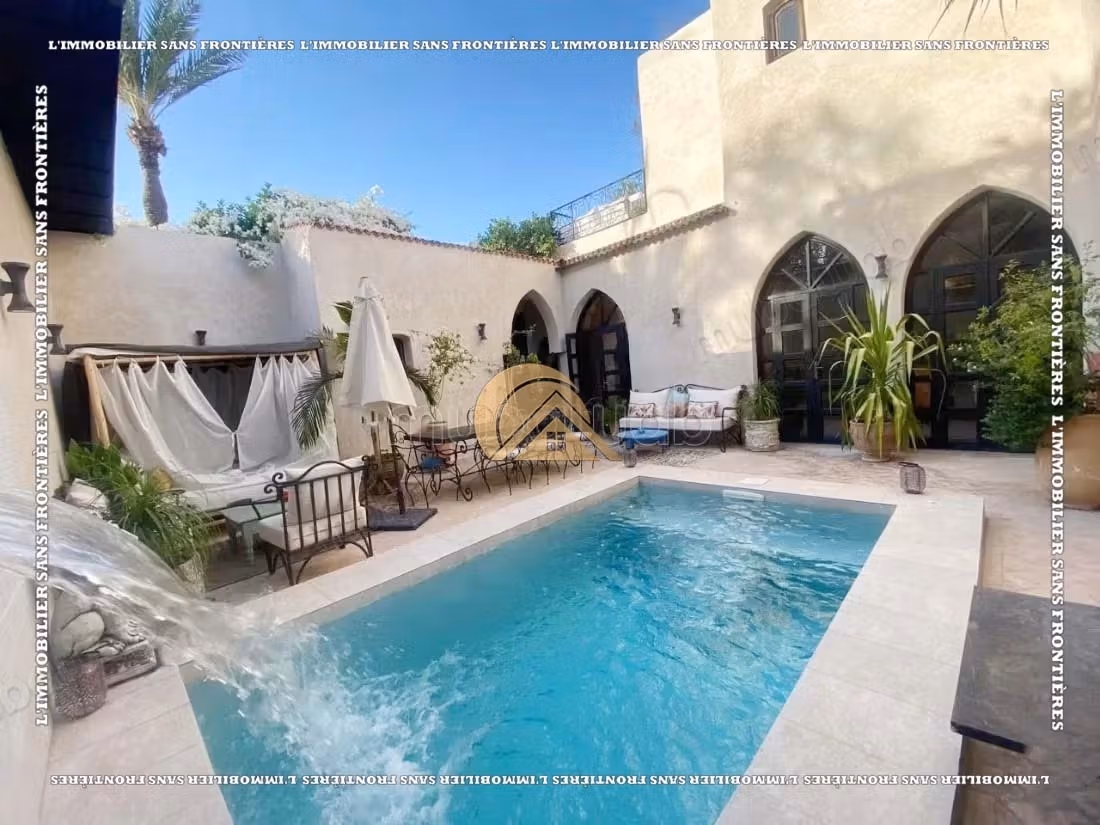 Villa arredata nella Palmeraie - 5 camere con bagni, piscina riscaldata e jacuzzi
