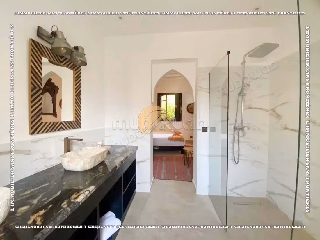Villa arredata nella Palmeraie - 5 camere con bagni, piscina riscaldata e jacuzzi