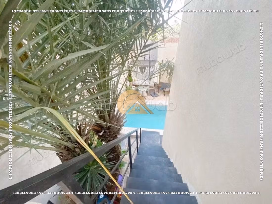 Villa arredata nella Palmeraie - 5 camere con bagni, piscina riscaldata e jacuzzi