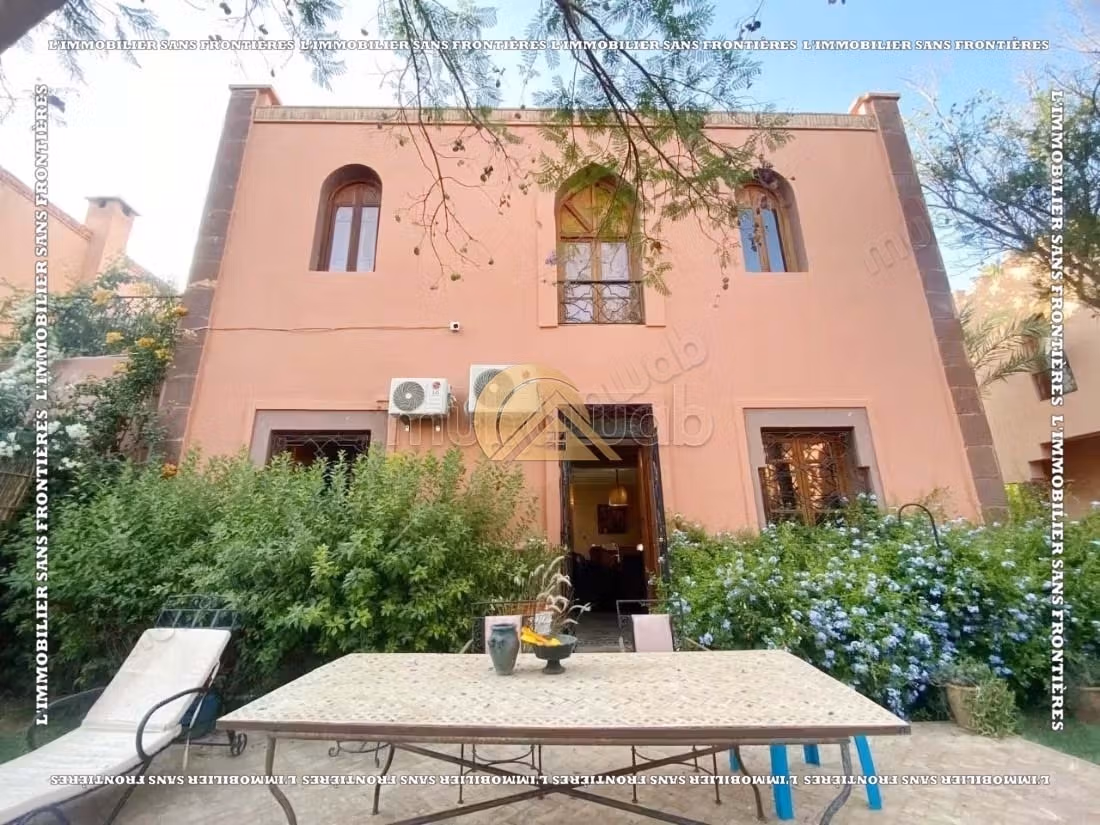 Villa arredata nella Palmeraie - 5 camere con bagni, piscina riscaldata e jacuzzi
