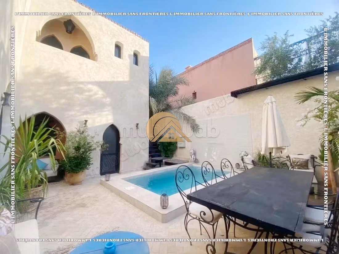 Villa arredata nella Palmeraie - 5 camere con bagni, piscina riscaldata e jacuzzi