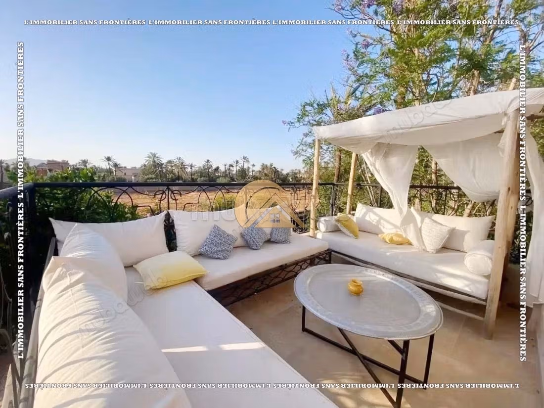 Villa arredata nella Palmeraie - 5 camere con bagni, piscina riscaldata e jacuzzi