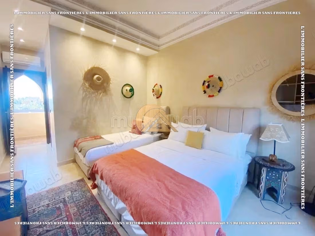 Villa arredata nella Palmeraie - 5 camere con bagni, piscina riscaldata e jacuzzi