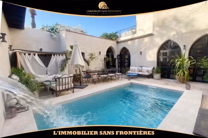 Villa arredata nella Palmeraie - 5 camere con bagni, piscina riscaldata e jacuzzi
