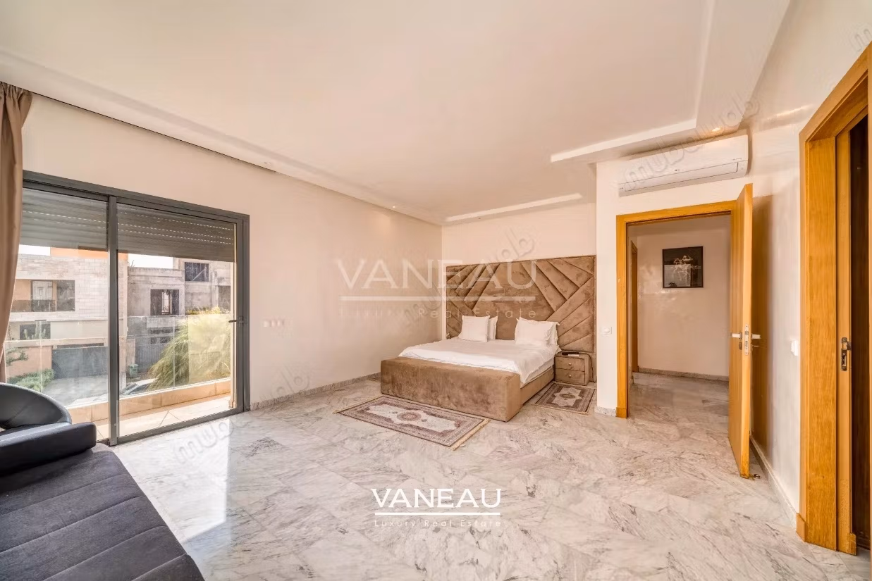 Villa 4 chambres avec piscine Résidence avec golf Marrakech