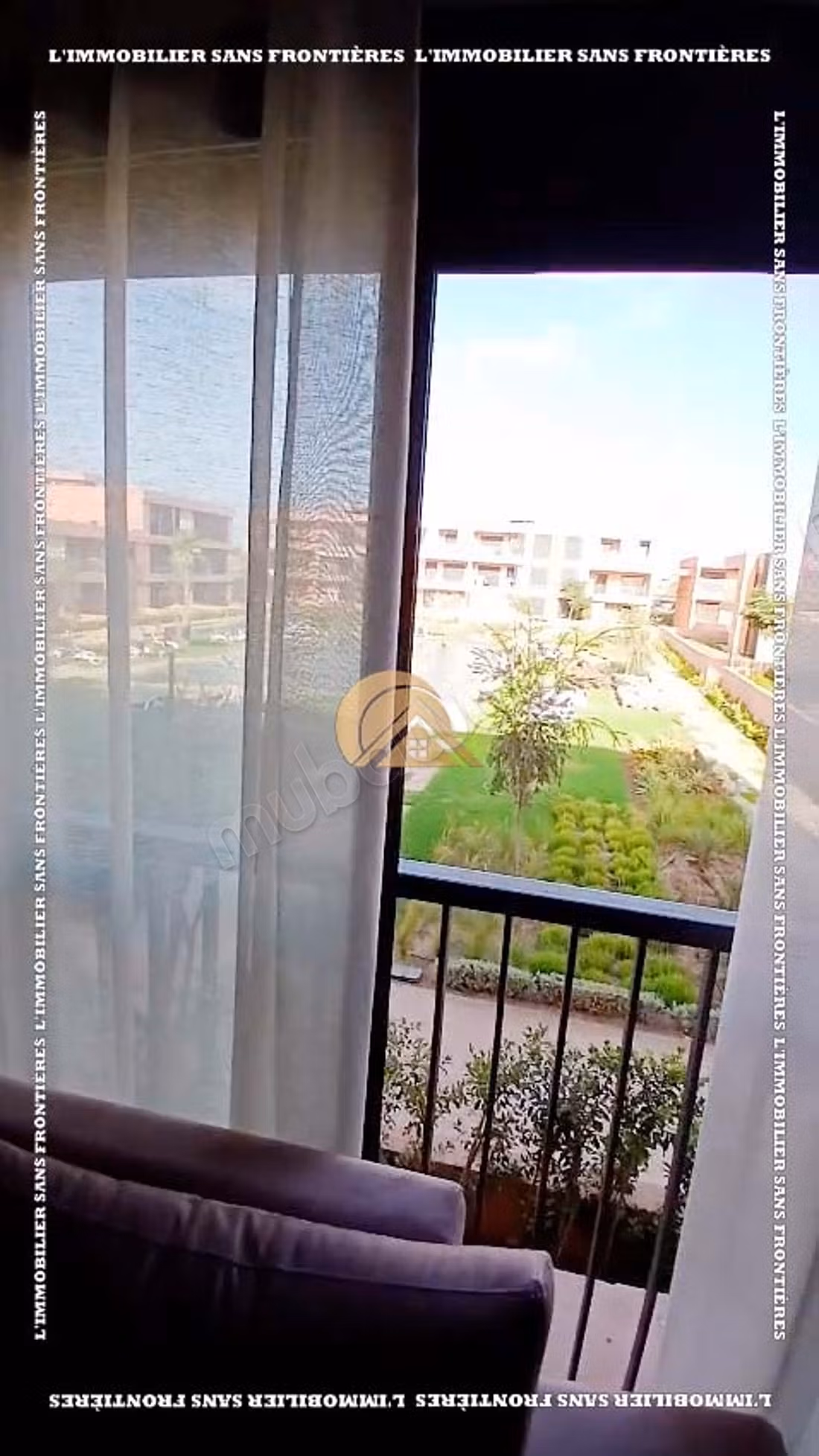Appartement meublé de 78 m² au Golf Noria – 2 chambres, balcon, terrasse, piscine et parking titré