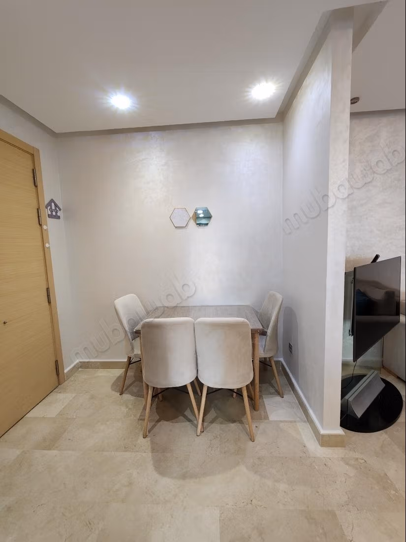 Appartement meublé à louer F3 à Hay Riad Rabat