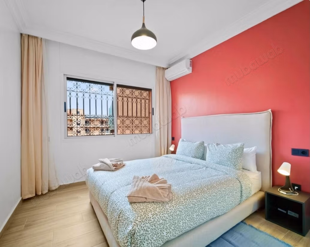En alquiler – Magnífico apartamento amueblado de 2 habitaciones – Marrakech centro Gueliz