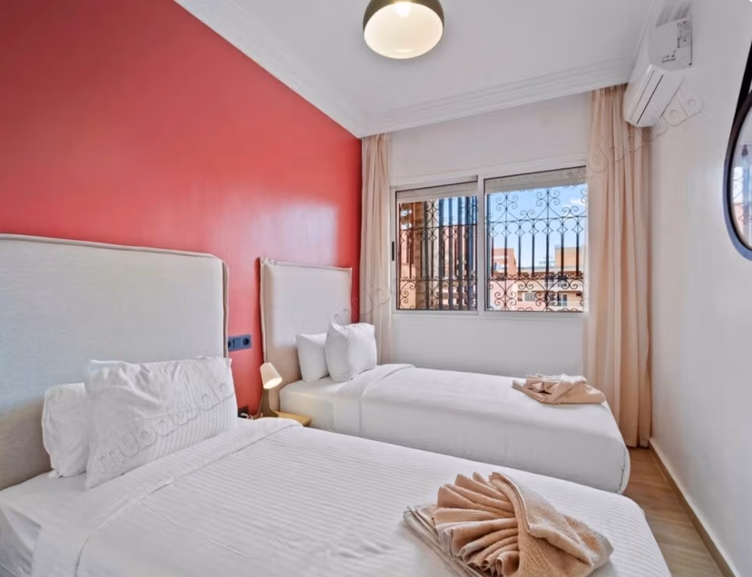 En alquiler – Magnífico apartamento amueblado de 2 habitaciones – Marrakech centro Gueliz