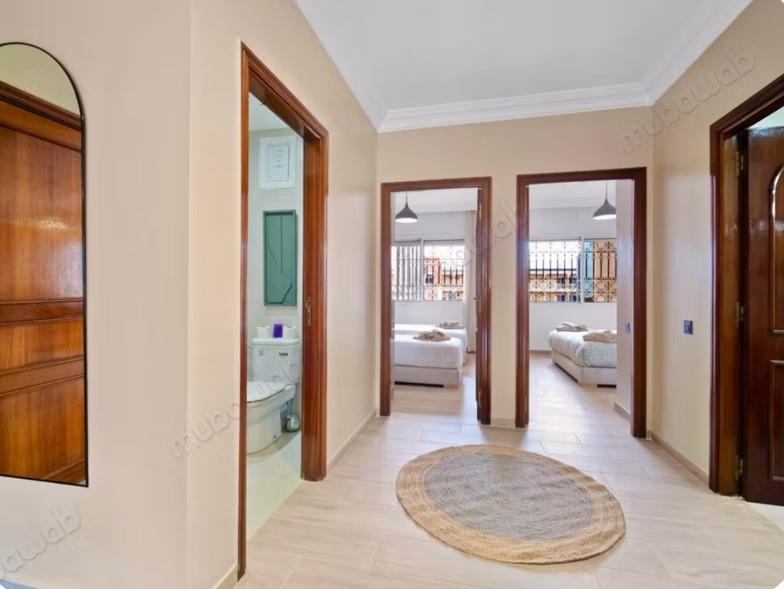 En alquiler – Magnífico apartamento amueblado de 2 habitaciones – Marrakech centro Gueliz
