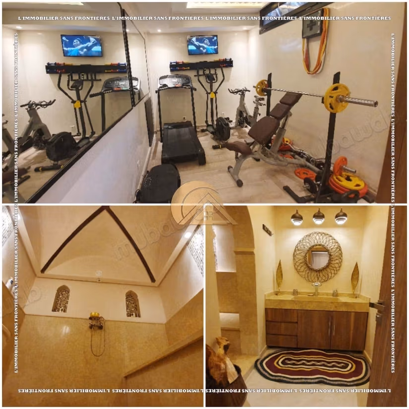 Villa vuota di circa 450 m² su terreno di 258 m² - 4 camere, piscina privata, hammam, spa e terrazza
