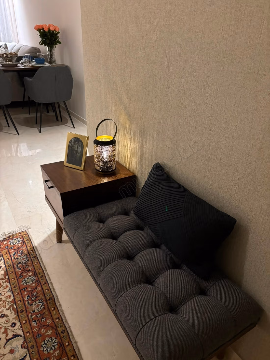 Louez cet appartement à Casablanca Finance City. 1 belle chambre. Bien meublé