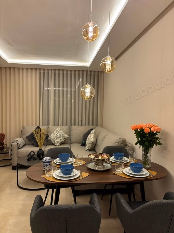 Rent this apartment in Casablanca Finance City. 1 beautiful bedroom. Well furnished