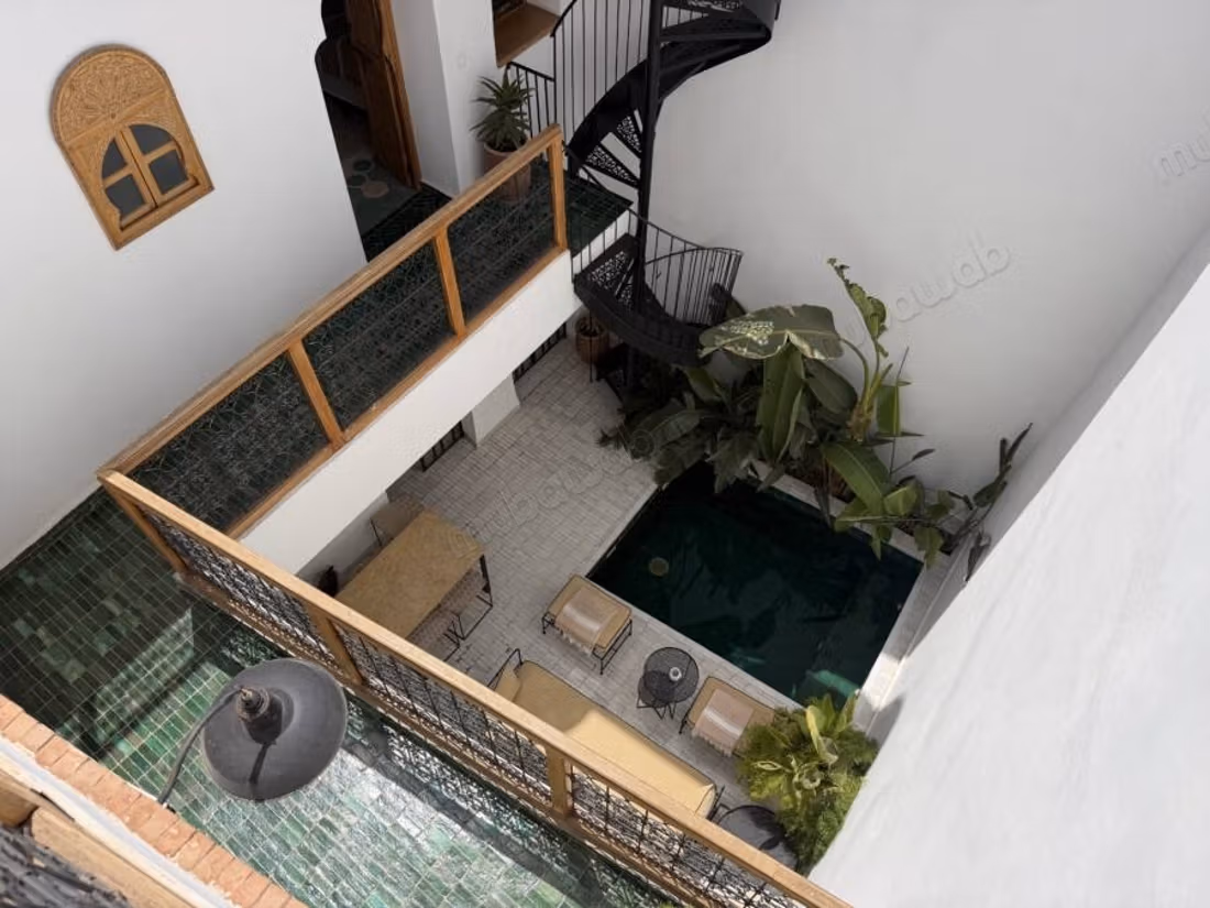 Riad clés en main – 3 chambres – Bassin