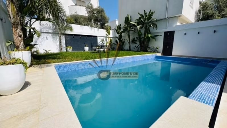A Louer Villa S5 à Gammarth