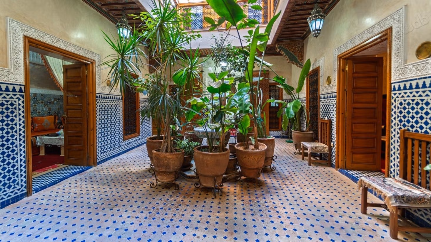 Riad magnifique de 162 m² entièrement titré Derb Dabachi Rénovation minimale
