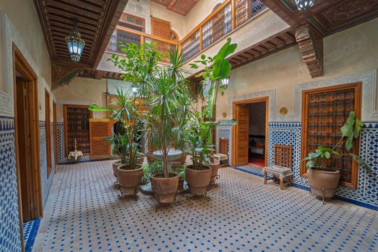 Riad magnifique de 162 m² entièrement titré Derb Dabachi Rénovation minimale