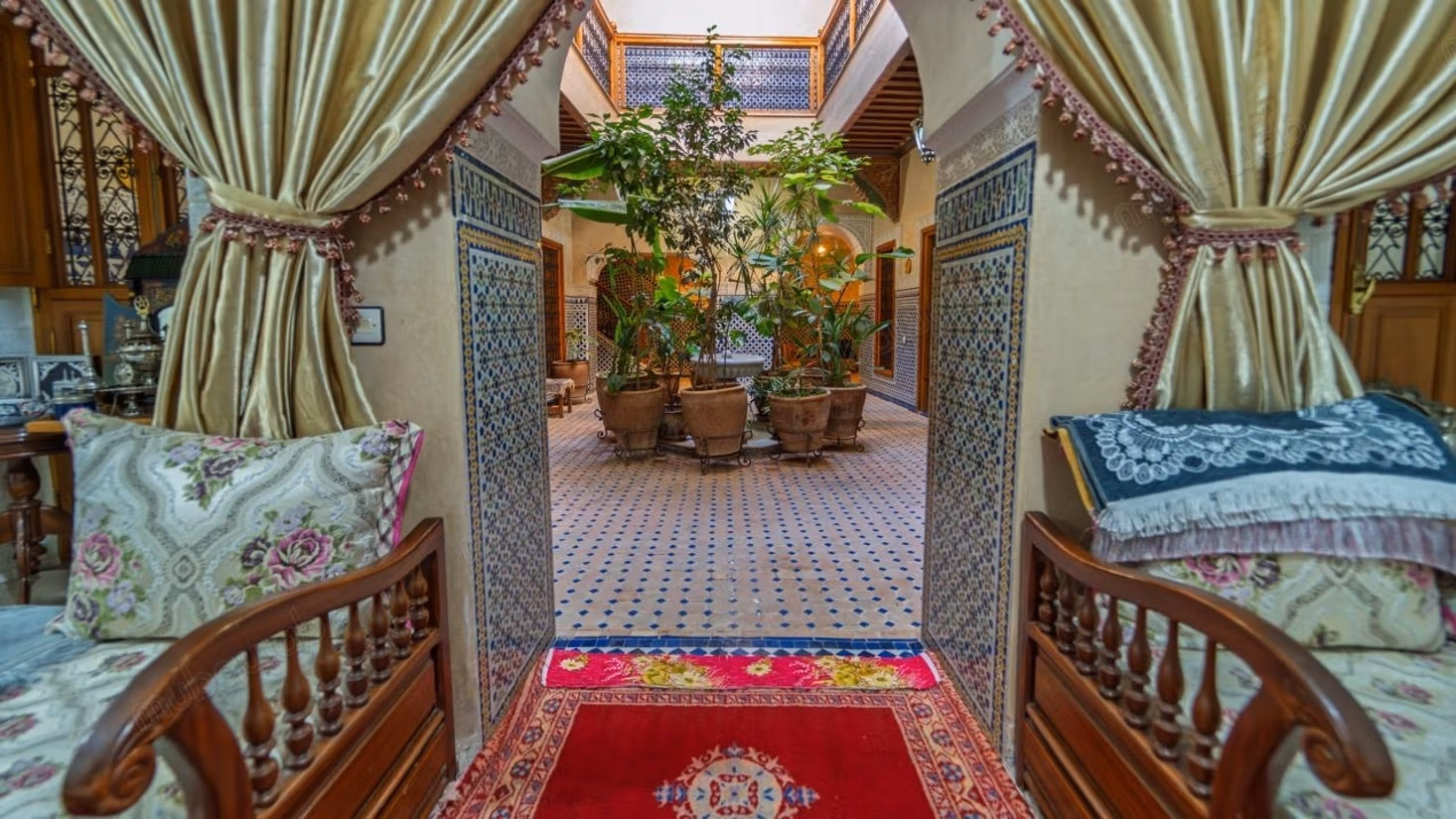 Riad magnifique de 162 m² entièrement titré Derb Dabachi Rénovation minimale