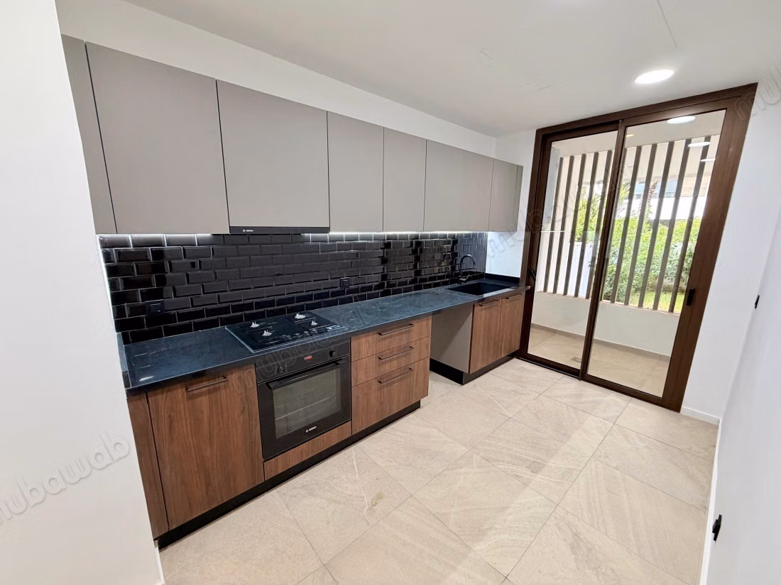 Superbe appartement en rez de jardin à l'orangeraie 
Souissi