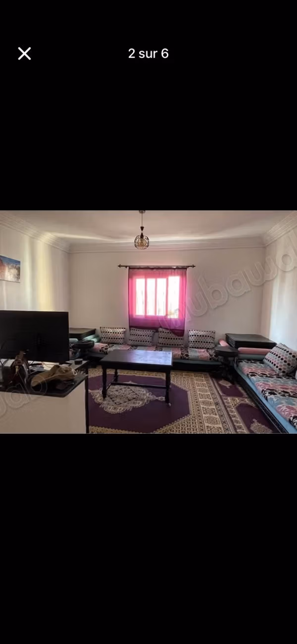 Beautiful apartment for rent in Ghazoua. 3 bedrooms. It is tastefully furnished