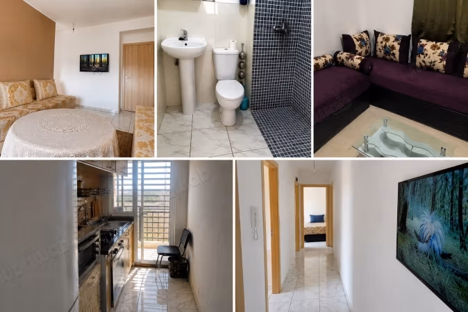 Apparemment Meublé 2ChS Bernoussi Bd New York