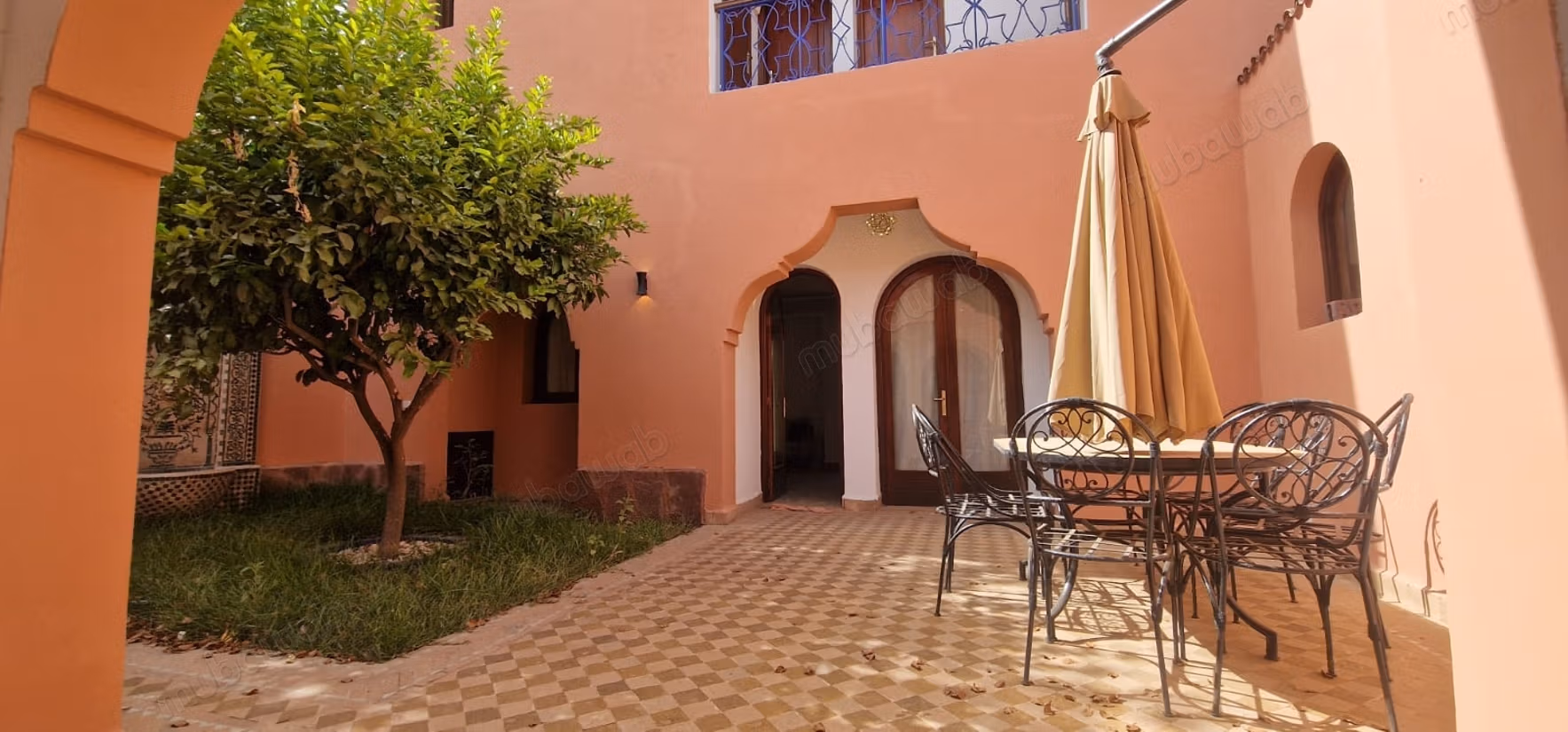 Modern furnished riad for rent – Palmeraie, Marrakech