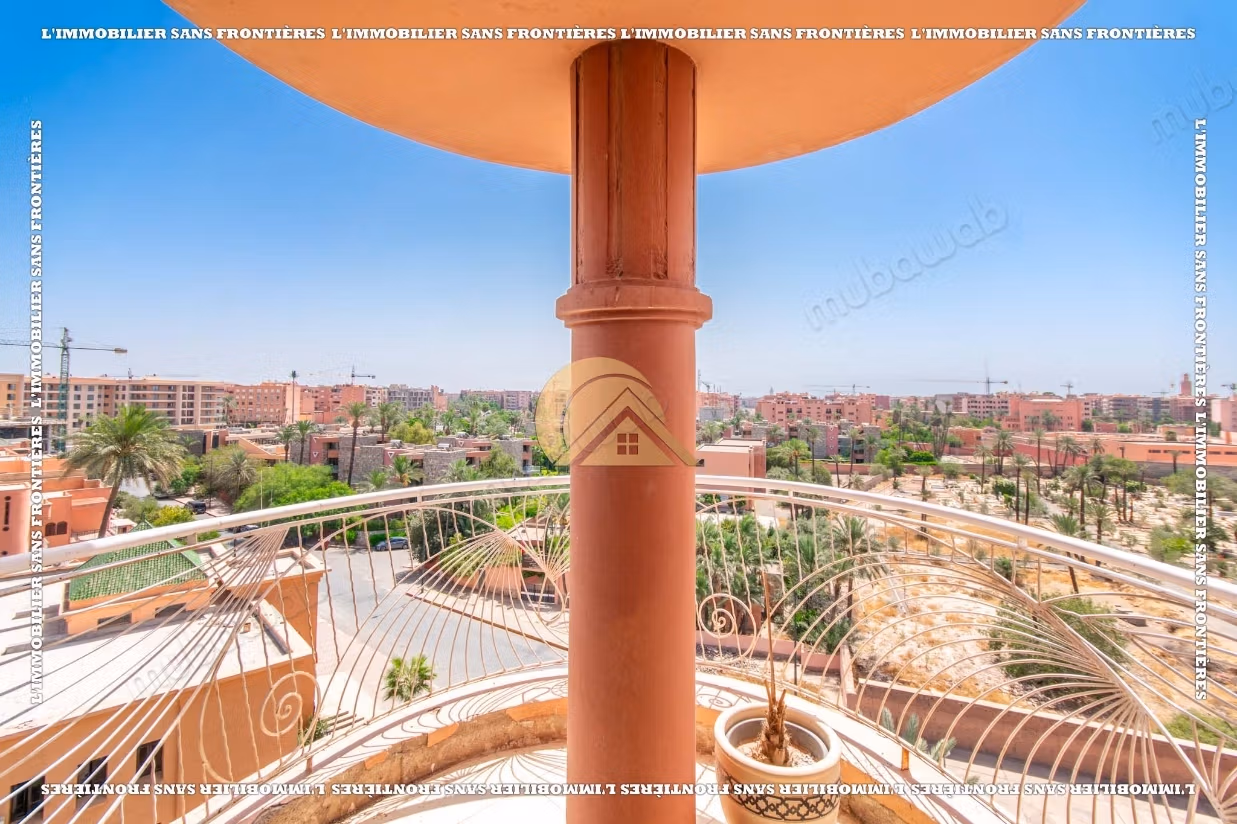 Apartamento semideterminado de 186 m² en Semlalia – 3 habitaciones, gran terraza, ascensor y parking exterior