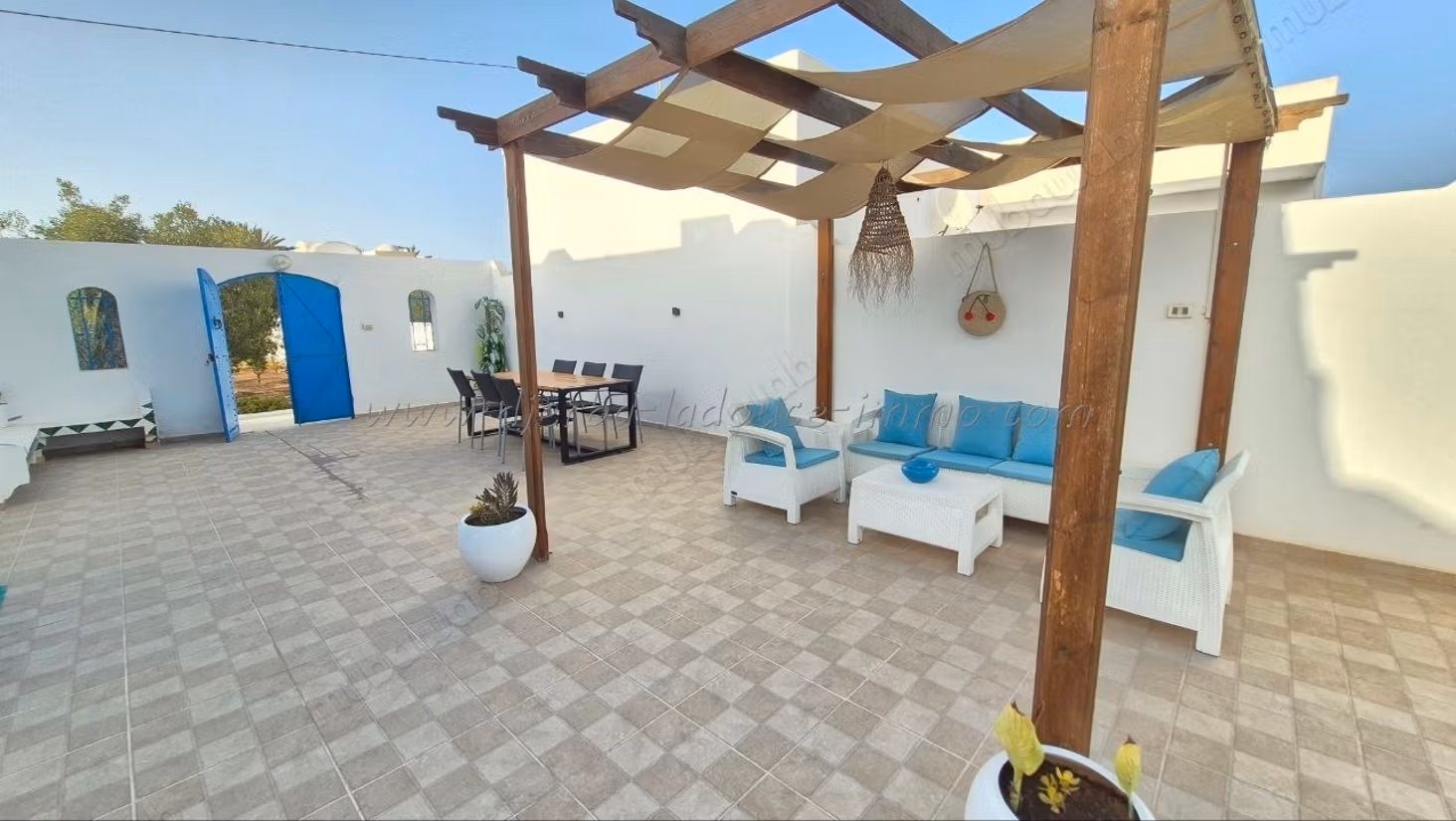 Location annuelle villa s3 à taguermes