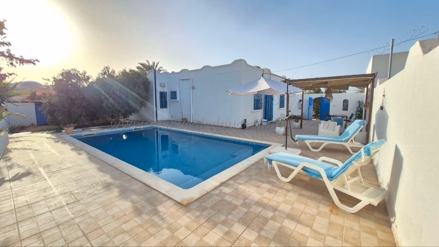 Location annuelle villa s3 à taguermes