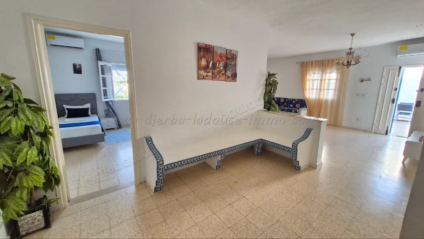 Location annuelle villa s3 à taguermes